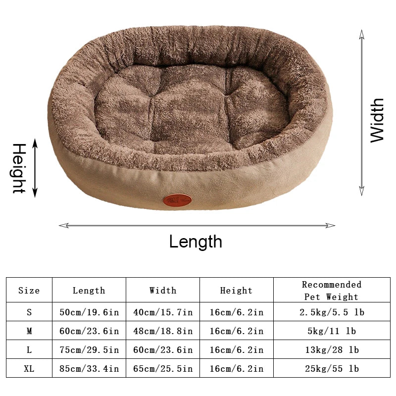 Luxuriöses orthopädisches Schlafnest für Hunde. Bietet Gelenkunterstützung & ist pflegeleicht waschbar.