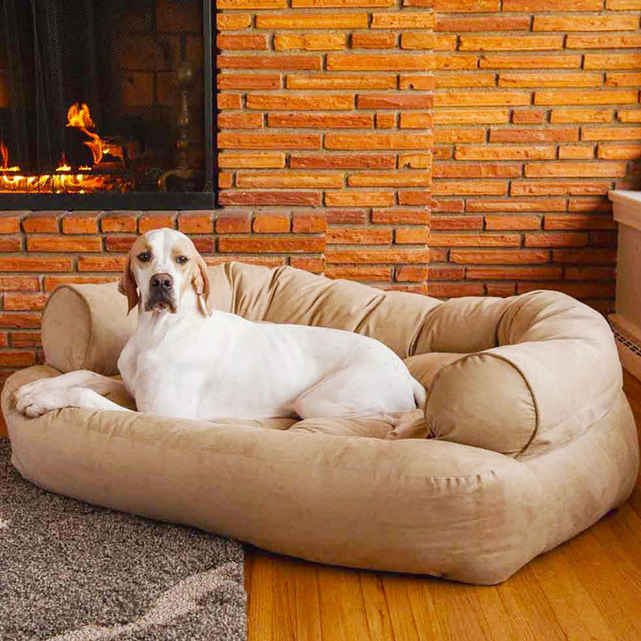 Waschbares orthopädisches Hundebett aus Memory-Schaum, bequemer Ruheplatz & gelenkschonend für Haustiere.