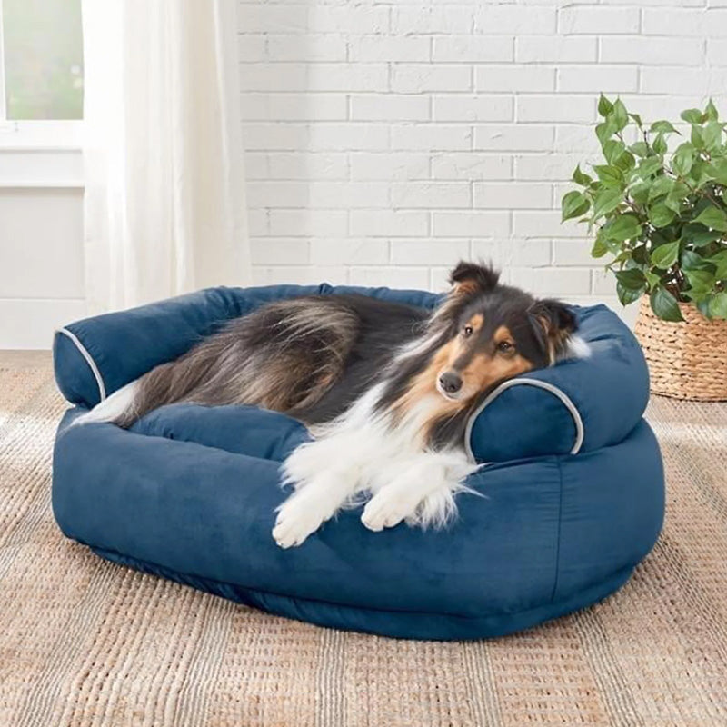 Gemütliches, weiches orthopädisches Hundebett für entspannte Stunden & tiefen Schlaf. Anti-Stress Hundesofa.