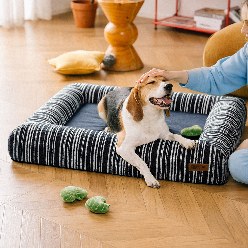 Ganzjähriges Eck-Hundebett aus Memory-Schaum, perfekt für kleine & große Hunde mit Gelenkschmerzen.