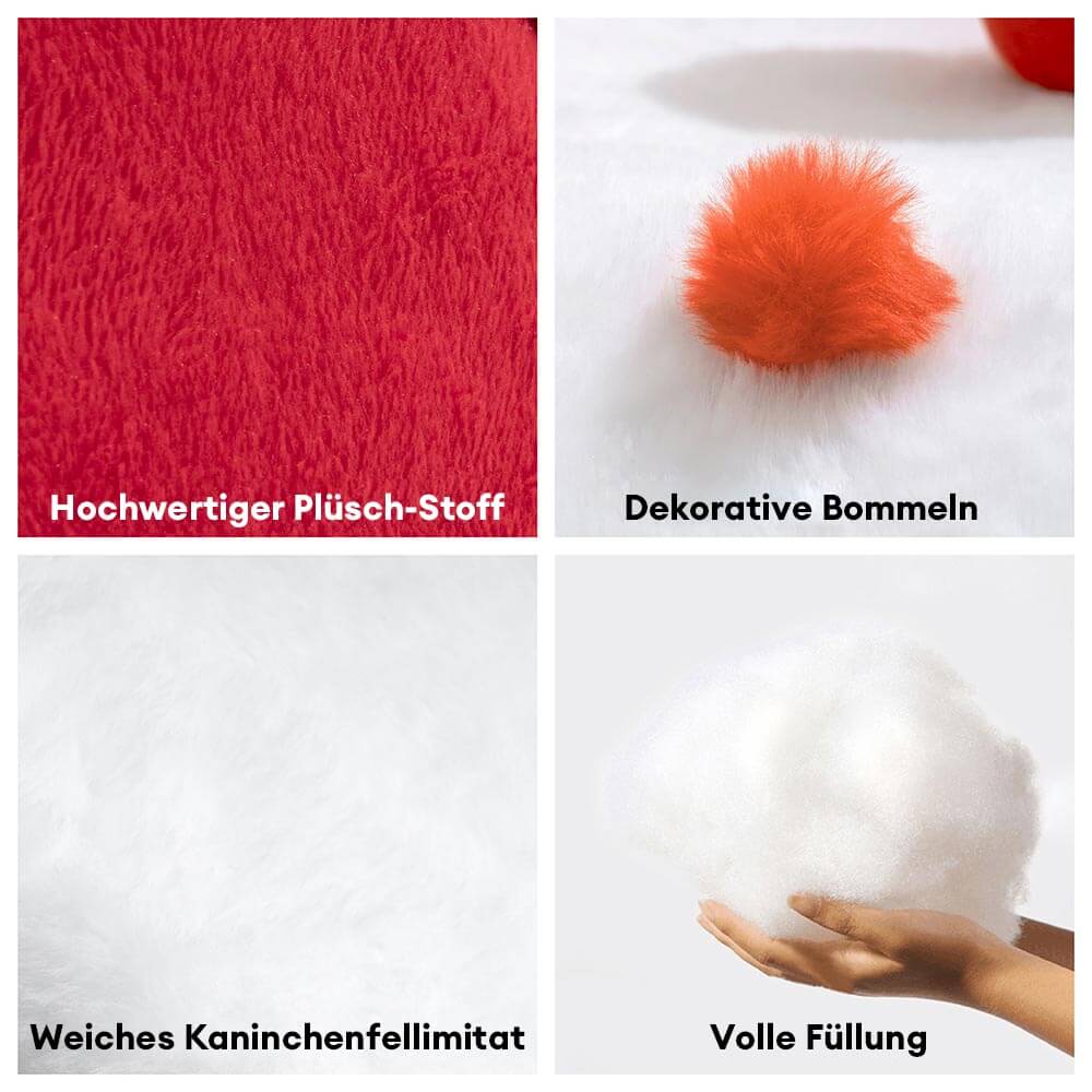 Hundebett Winter-Schneehaus, orthopädisch, kuschelig & als Weihnachtsgeschenk für Haustiere.