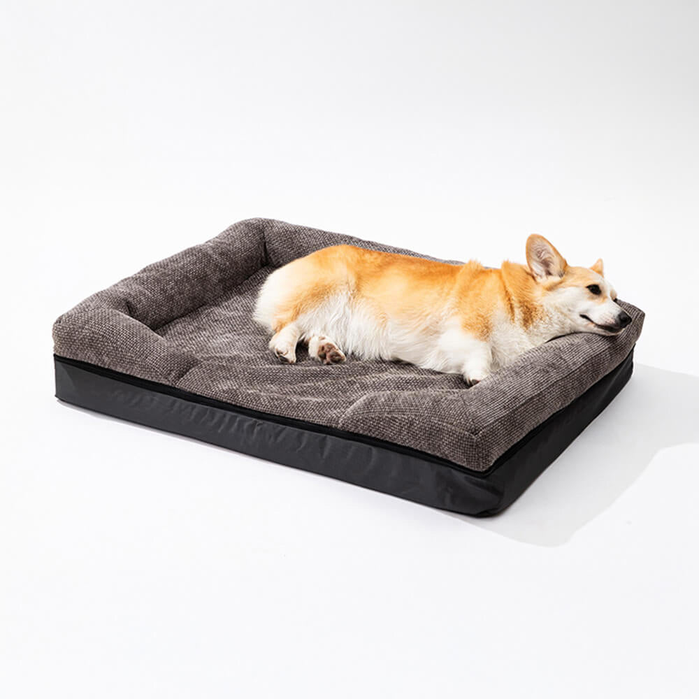 Praktisches, waschbares orthopädisches Hundebett, leicht zu pflegen, hohe Hygiene.