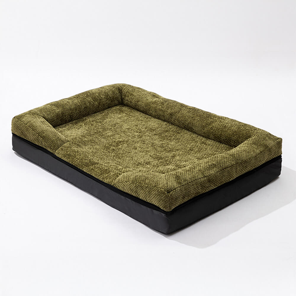 Hochwertiges orthopädisches Hundebett, waschbar, für alle Hunderassen, Top-Komfort.