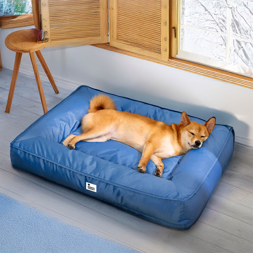 Komfortables, gelenkschonendes orthopädisches Hundebett, waschbar und langlebig für Ihr Haustier.