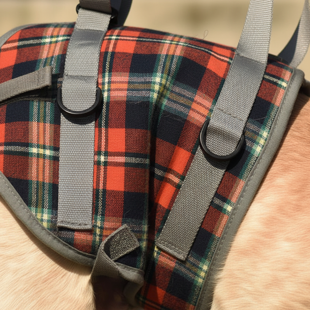 Komfortables PawRelief Hinterbeingeschirr: Effektive Gehhilfe & Unterstützung für Hunde mit eingeschränkter Mobilität.