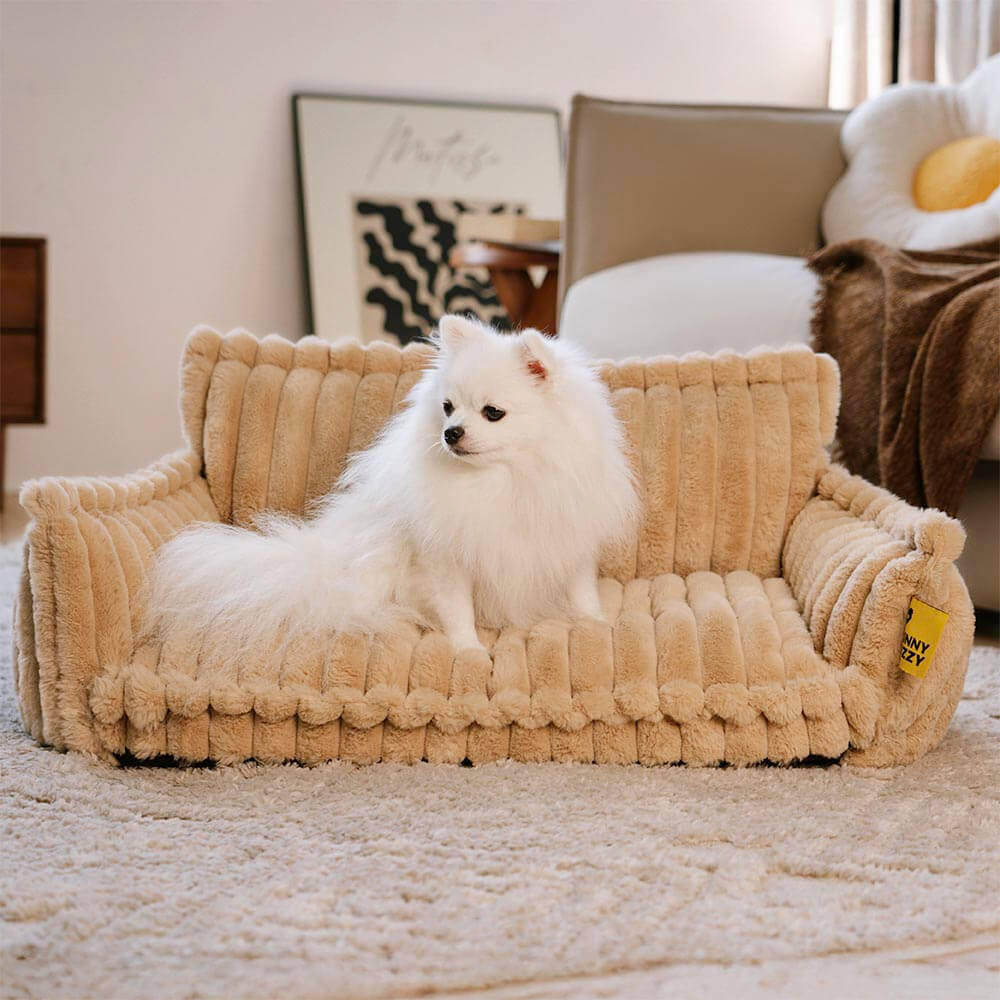 Komfortzone für Hunde: Orthopädisches Hundebett, waschbar und extra flauschig.