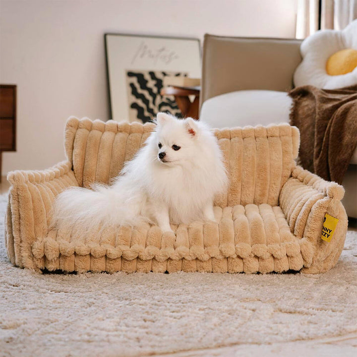 Komfortzone für Hunde: Orthopädisches Hundebett, waschbar und extra flauschig.