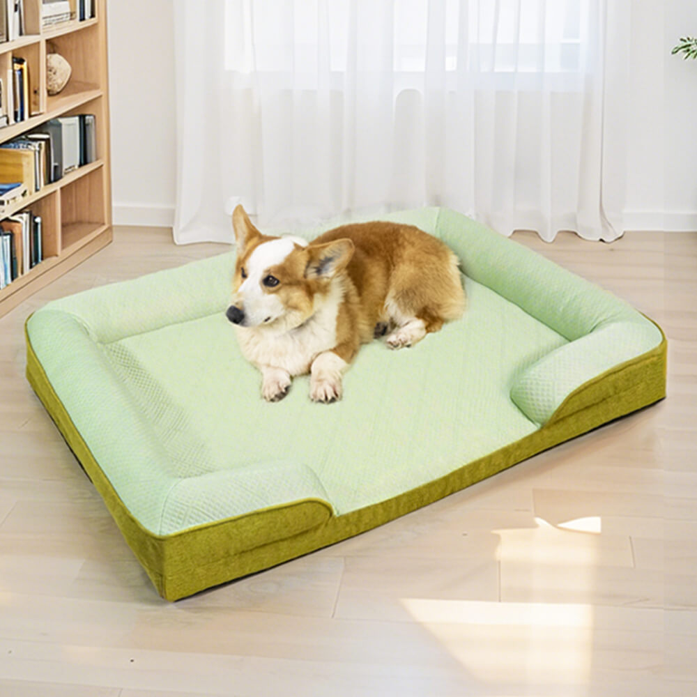 Hygienisches Hundebett, waschbar, orthopädisch, kühlend; sauberer Schlafplatz für Ihr Haustier.