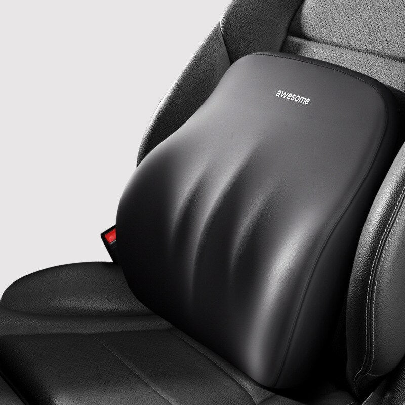 Orthopädisches Unisex Autositzkissen-Set: Nacken- & Rückenstütze für maximalen Fahrkomfort & Schmerzlinderung.