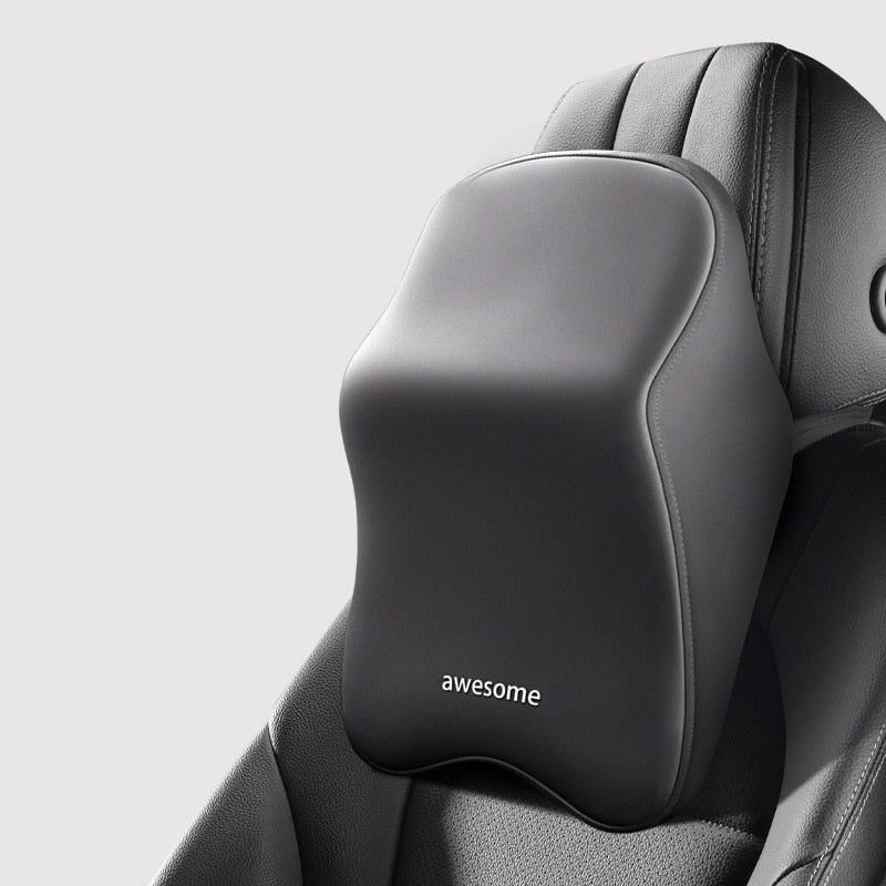 Universal Memoryschaum Nackenstütze & Lordosenstütze für Autositz, optimiert Ergonomie & Komfort.