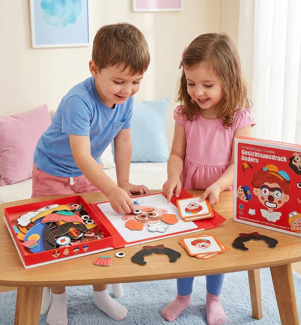 Pädagogisches Gesichtsausdruck Lern Puzzle für Kinder; fördert Emotionen & Sozialkompetenz bei Kleinkindern.