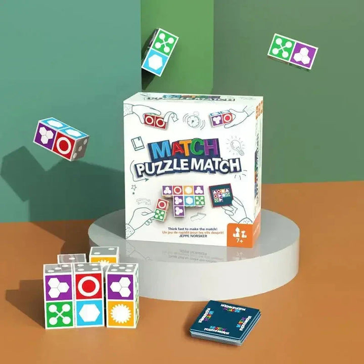Pädagogisches Logikspiel aus Holz für Kinder, fördert Denkvermögen, Konzentration und Kreativität.