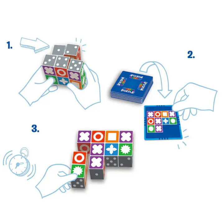 Perfektes pädagogisches Holzspielzeug als Geschenk, fördert Gehirntraining und Konzentration.