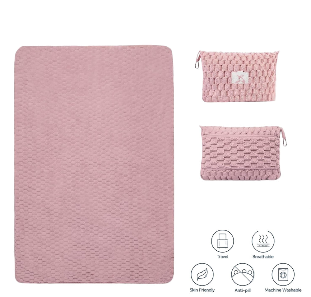 Weiche, warme Flanell-Reisedecke, perfekt als Kuscheldecke für unterwegs oder im Büro.