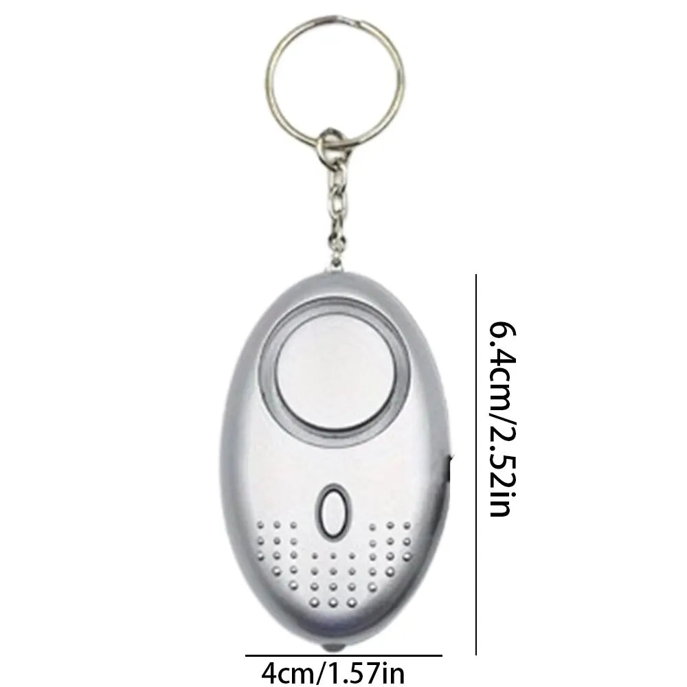 Tragbarer Sicherheitsalarm 130 dB mit starkem LED-Licht für schnelle Notfallhilfe und Abschreckung bei Gefahr.