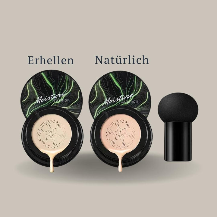 Makellose Haut mit Pilzkopf CC Creme. Langanhaltende, wasserfeste Foundation mit Sonnenschutz für natürlichen Look.