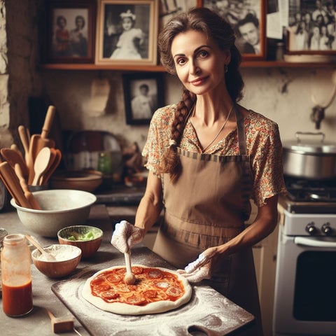 Hochwertiger Pizzaschieber mit Schiebemechanismus für perfekte Pizzen ohne Anhaften. Ideal für Backofen & Pizzaofen.