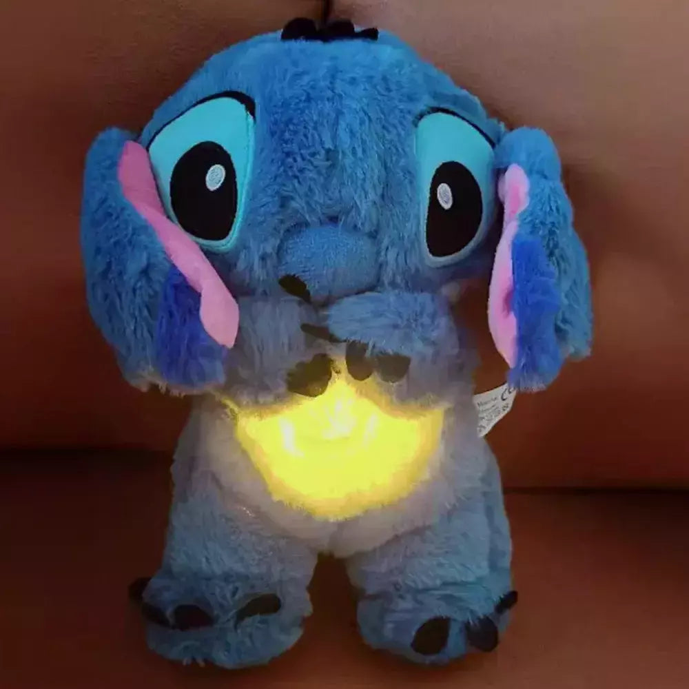 Beruhigendes Plüsch Kuscheltier mit Melodien und Licht, ein perfekter Schlafbegleiter für Kinder.