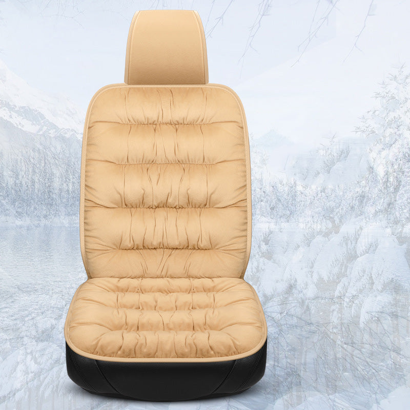 Luxuriöser Kristallsamt Autoschutzbezug, plüschig & warm für Mensch & Tier, leicht zu reinigen.