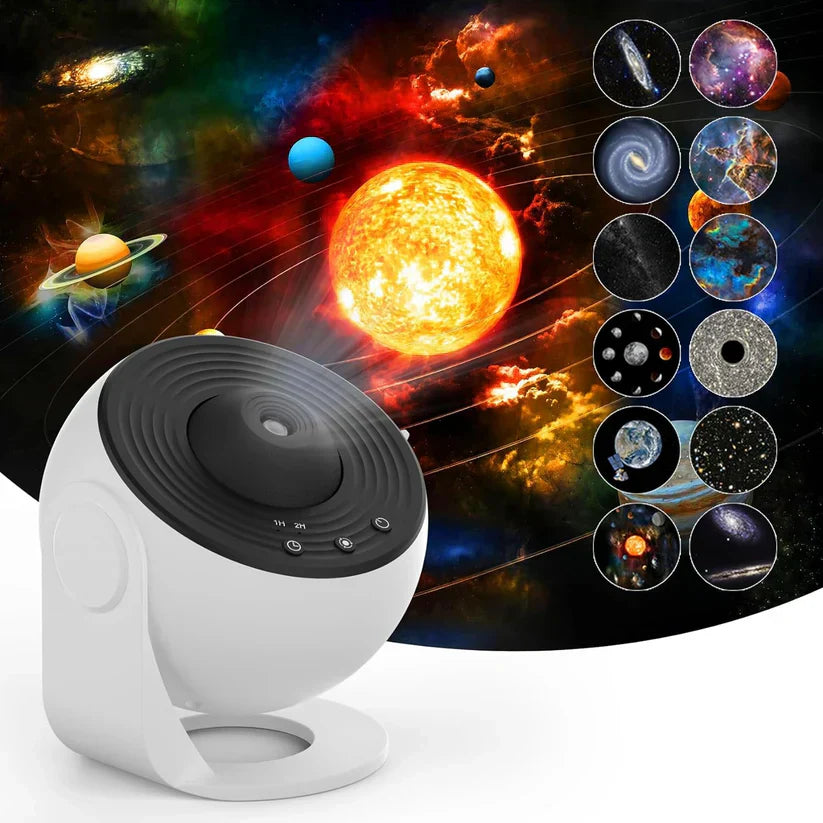 Sternenhimmel-Projektor als Nachtlicht für Kinderzimmer, schafft beruhigende Galaxie- und Sternenbilder.