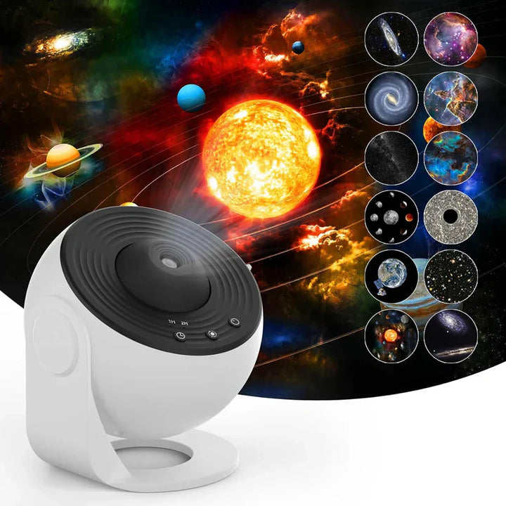 Sternenhimmel-Projektor als Nachtlicht für Kinderzimmer, schafft beruhigende Galaxie- und Sternenbilder.