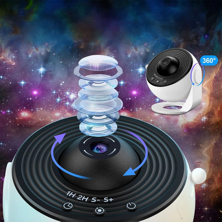LED-Sternenhimmel-Projektor mit beeindruckenden Lichteffekten, verwandelt Räume in ein Universum.