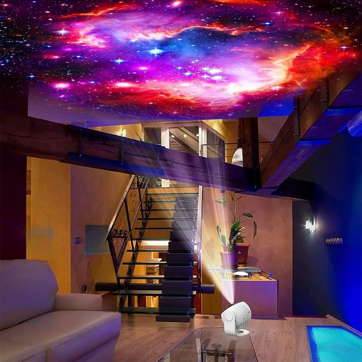 Universeller Sternenhimmel-Projektor für Kinderzimmer und Wohnzimmer, schafft magische Lichteffekte.