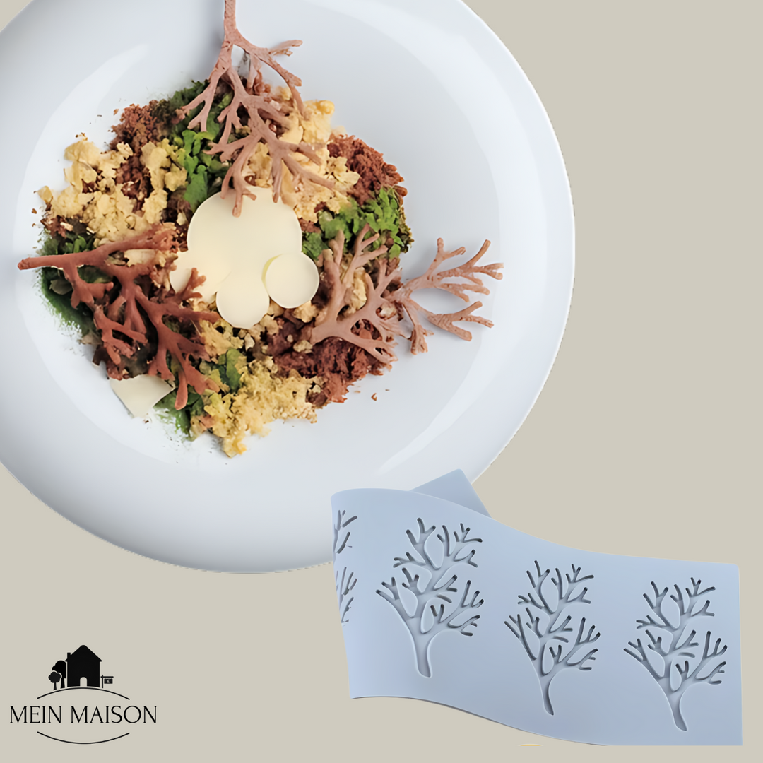 Perfekte Präsentation Ihrer Gerichte: PlateMuse Silikonmatte für professionelle Gourmet-Deko.