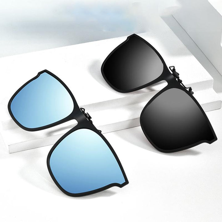 Robuste, polarisierte Clip-On Sonnenbrille für Damen & Herren, ideal für Outdoor-Aktivitäten & als Fahrbrille.