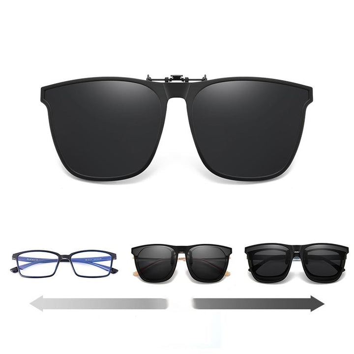 Polarisierter Brillenaufsatz für Damen & Herren, mit UV-Schutz & effektiver Blendreduzierung beim Fahren oder Outdoor.