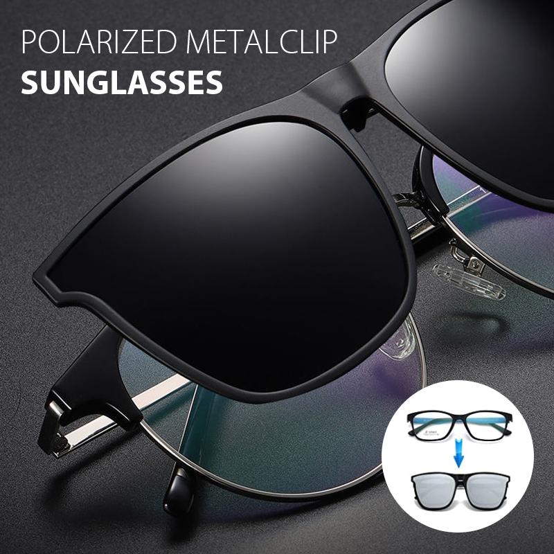 Leichte Clip-On Sonnenbrille für Damen & Herren, perfekt als Fahrbrille oder Outdoor-Schutz, polarisiert.