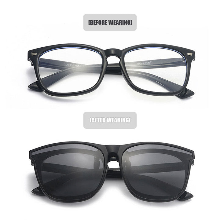 Blendfreie Sicht am Meer: Faltbare polarisierte Clip-on Sonnenbrille.