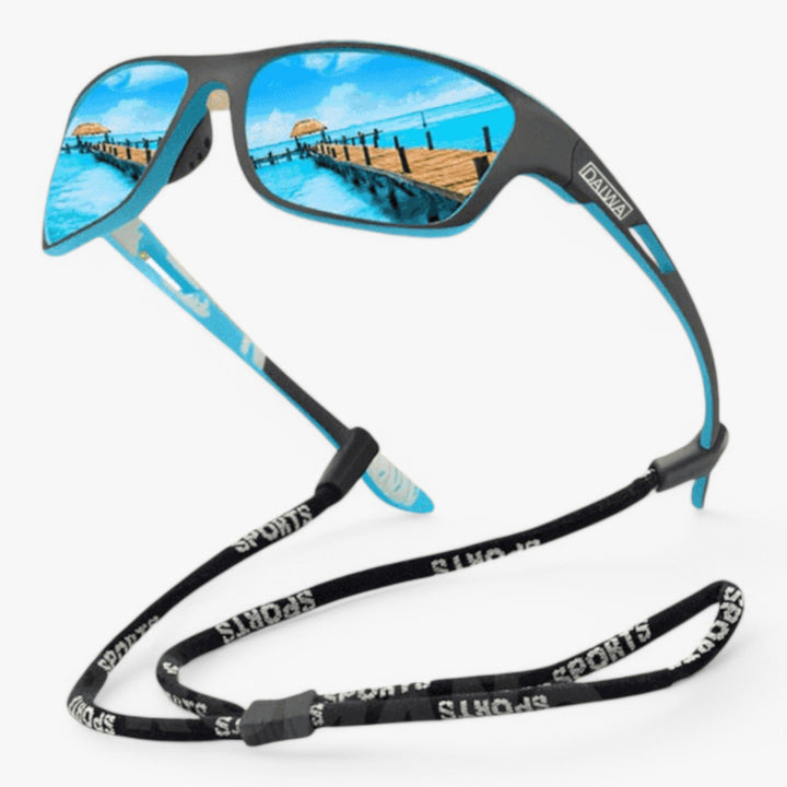 Herren Sport-Sonnenbrille, polarisiert, UV400. Perfekt für Laufen, Radfahren, Wandern – reflexionsgeschützt & kratzfest.