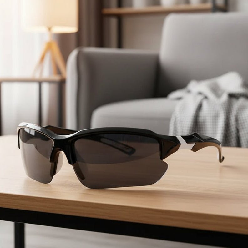 Polarisierte Sportsonnenbrille mit UV-Schutz für Damen und Herren. Ideal für Outdoor & Sport.
