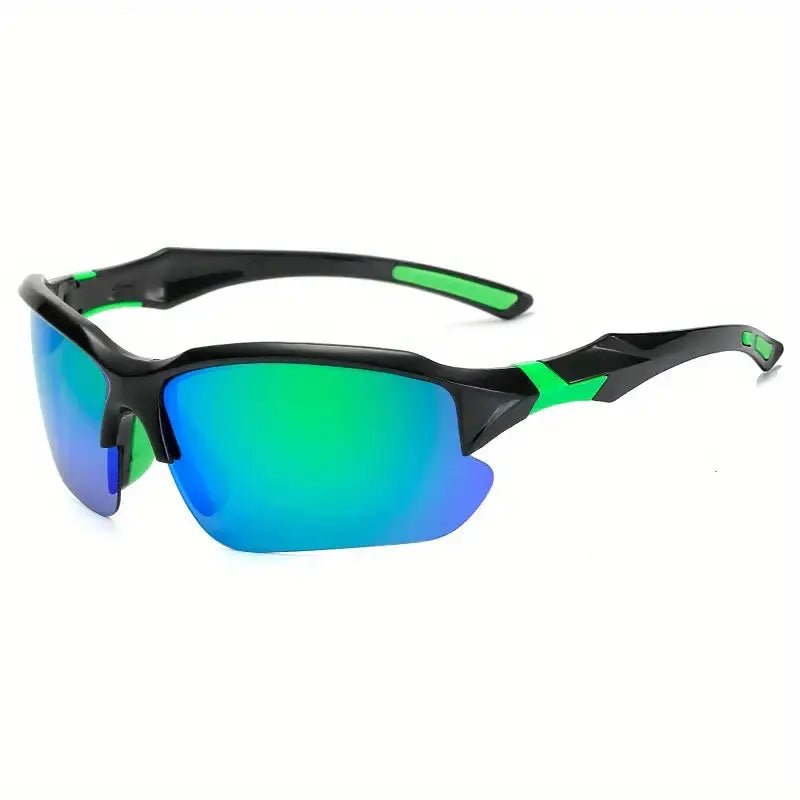 Ergonomische Sportsonnenbrille mit polarisierten Gläsern, garantiert UV-Schutz für Herren und Damen.