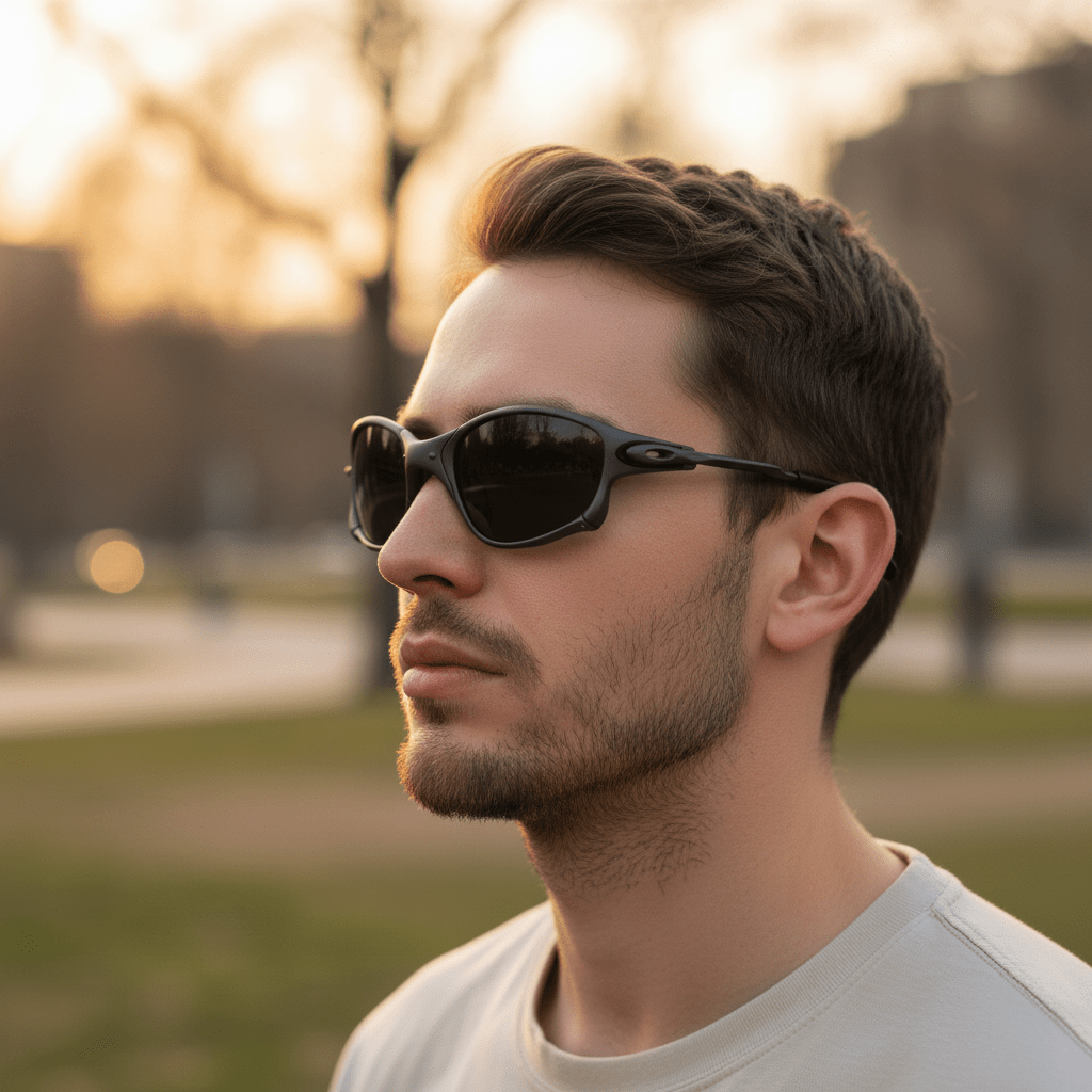 Polarisierte Unisex-Sonnenbrille für blendfreie Outdoor-Aktivitäten mit UV-Schutz und klarer Sicht.