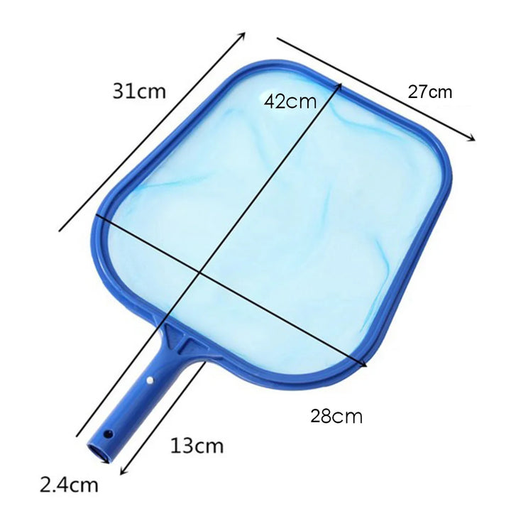 Langlebiger Pool Kescher mit starkem Netz und ergonomischem Griff für einfache Teich- und Poolpflege.