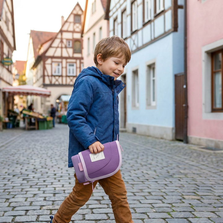 Robustes Pop-Up Federmäppchen aus Stoff. Als Schreibtisch-Organizer und Aufbewahrung für Schreibwaren.