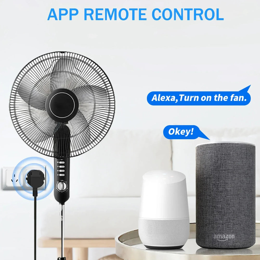 Smart WiFi Stecker PowerLink für Energiemonitoring; automatisiertes Energiesparen im Smart Home, Google & Alexa.
