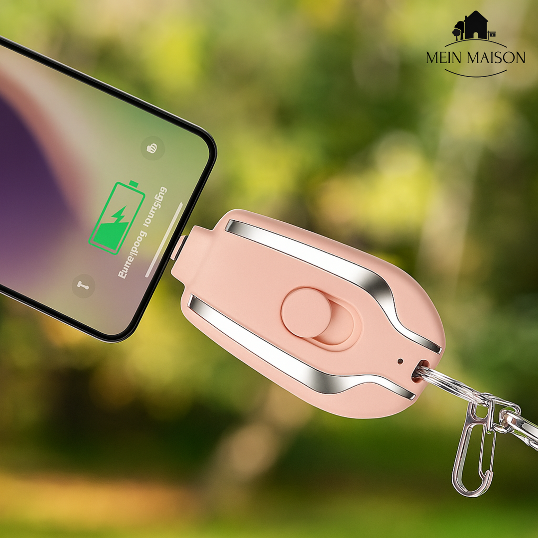 Mini Powerbank, Akkupack für Reisen, mobiles Smartphone Ladegerät, unverzichtbares Handy Zubehör.