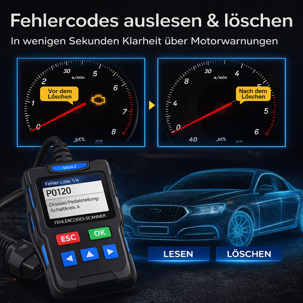 PowerScope 12: Vielseitiger 12V Batterietester für AGM, Gel, EFB & Nassbatterien. Präzise KFZ Batterie Diagnose.
