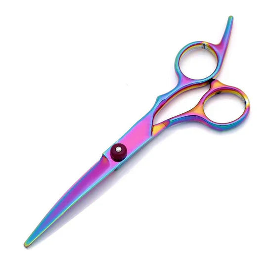 Hochwertige Edelstahl-Grooming-Schere, sorgt für eine sanfte und professionelle Fellpflege deines Hundes.
