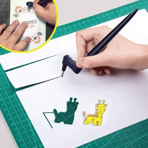 Unverzichtbarer Papierschneider für Hobbybastler. Kreiere mühelos präzise Schnitte & Formen für dein Handwerk.