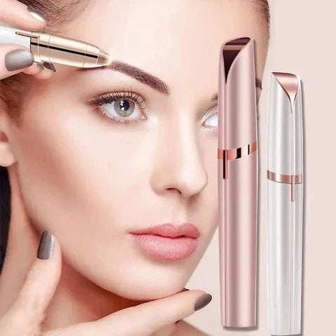 Präziser Augenbrauen-Trimmer für Damen. Sanfte & schmerzfreie Haarentfernung im Gesicht, ideal für Schönheitspflege.