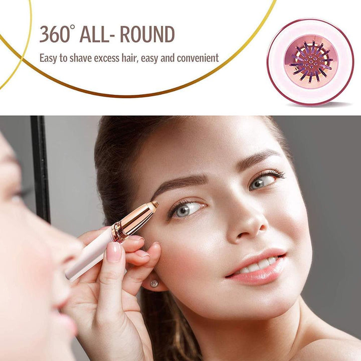 Schmerzfreier Augenbrauenformer für Damen. Effektiver Gesichts-Haarentferner für präzises Styling & glatte Haut.