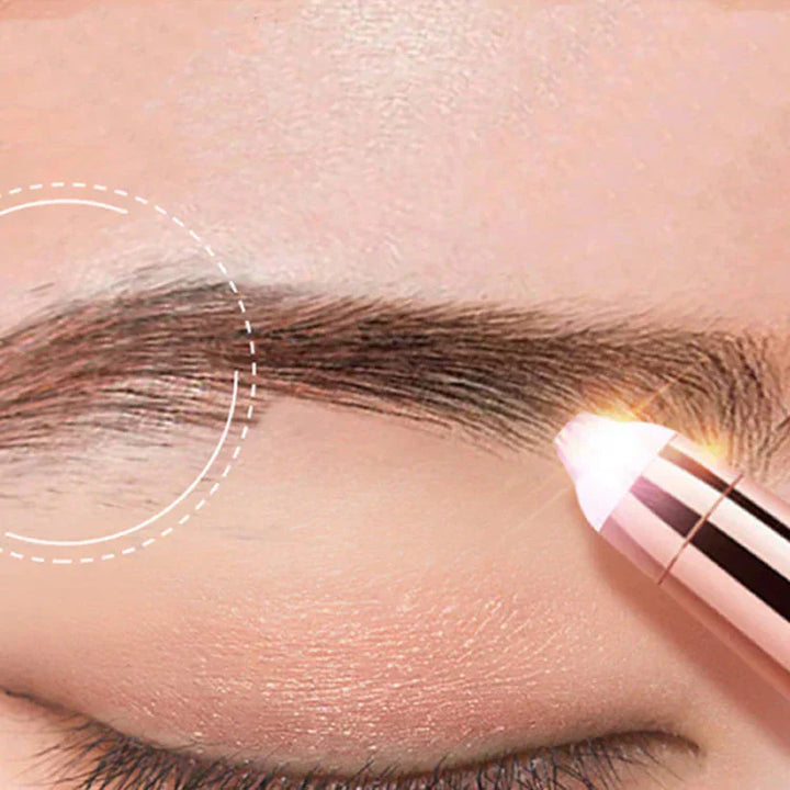 Kosmetischer Augenbrauen-Trimmer für Damen. Präziser Haarentferner für perfektes Augenbrauen-Styling im Gesicht.