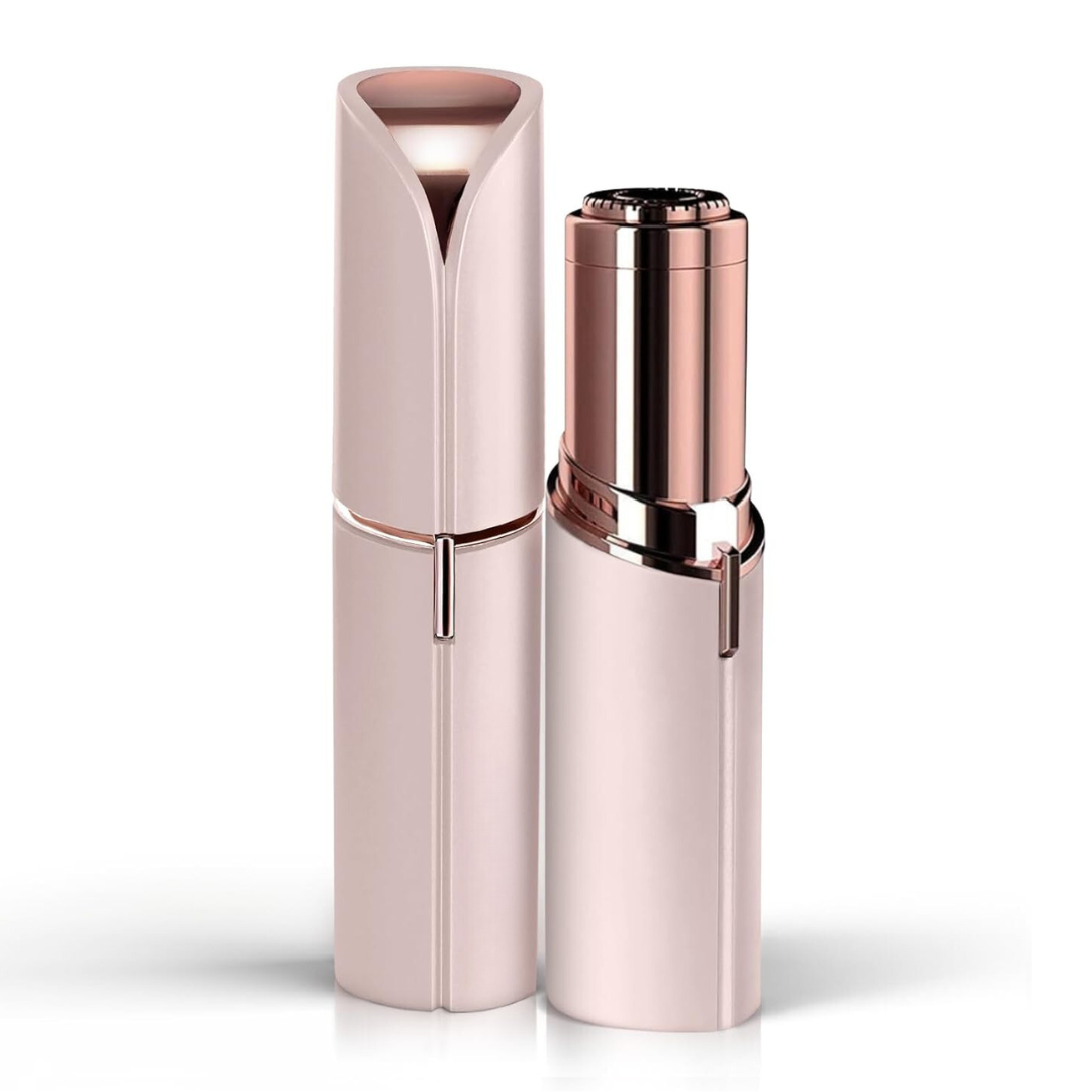 Handlicher Epilierer für Damen, tragbares Design für einfache und diskrete Gesichtshaarentfernung.