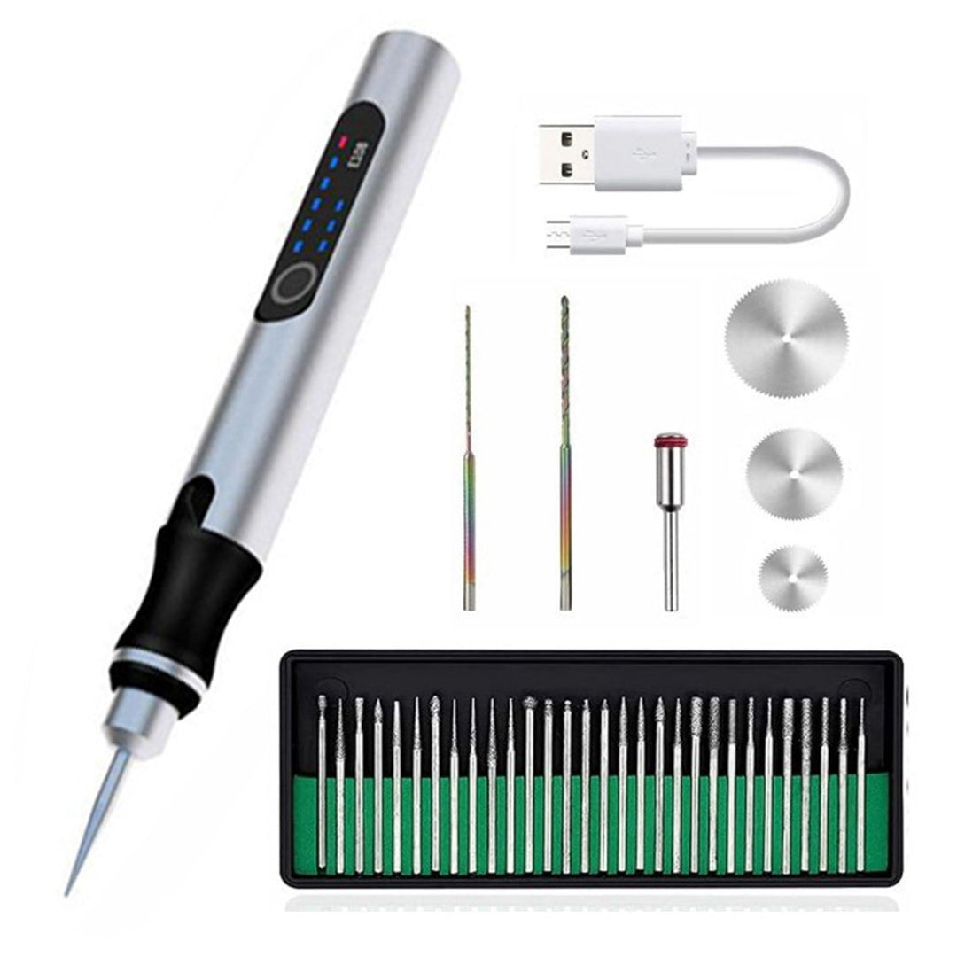 Einfach bedienbarer Gravierstift fördert Kreativität bei personalisierten Gravuren. Ideal für Anfänger & Profis im DIY-Bereich.