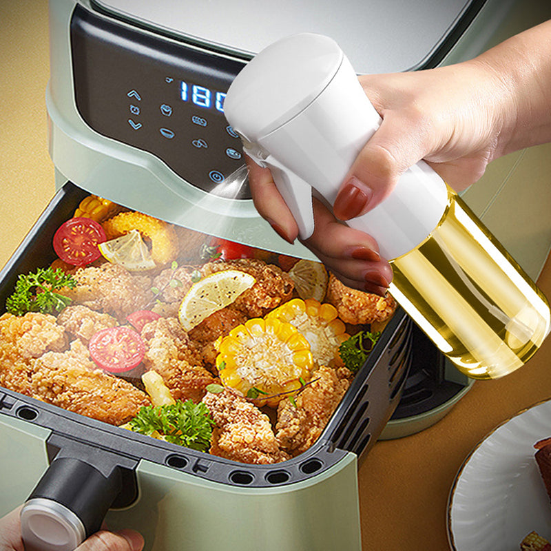 Smartes Küchenzubehör: Ölsprühgerät & Essigsprüher mit präziser Kontrolle für gesunde Mahlzeiten.