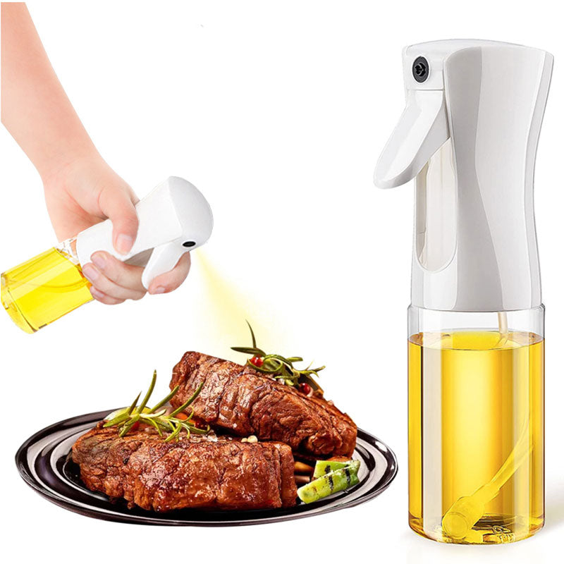 Gesundes Ölsprühgerät für fettreduziertes Kochen; präziser Öldispenser für eine bewusste Ernährung.